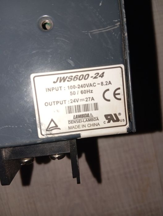 Блок питания JWS600-24