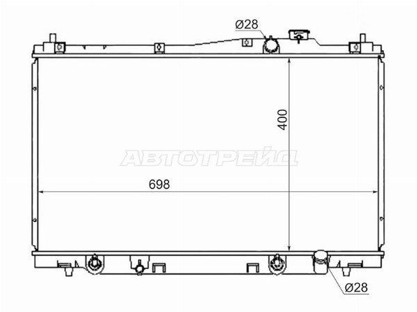 Радиатор Honda Stream