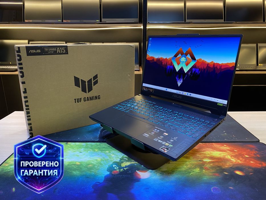МОЩНЫЙ Игровой Ноутбук Asus TUF Gaming A15 AMD Ryzen 7-7435HS|RTX 4050