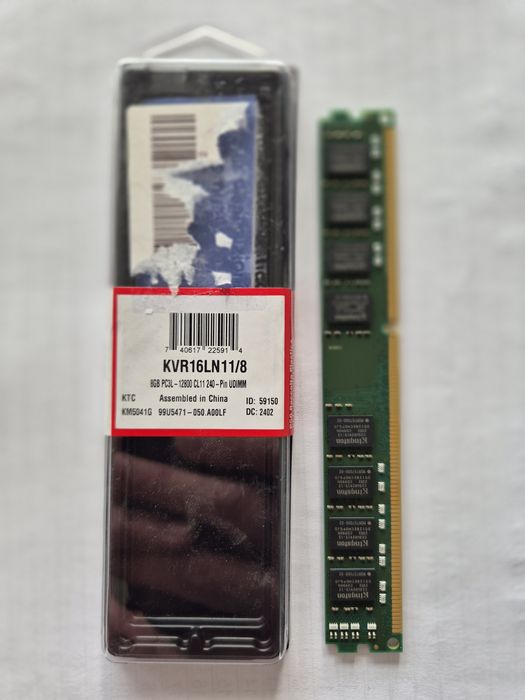 Memorie RAM DDR3 L-1600 CL11 SDRAM 8GB