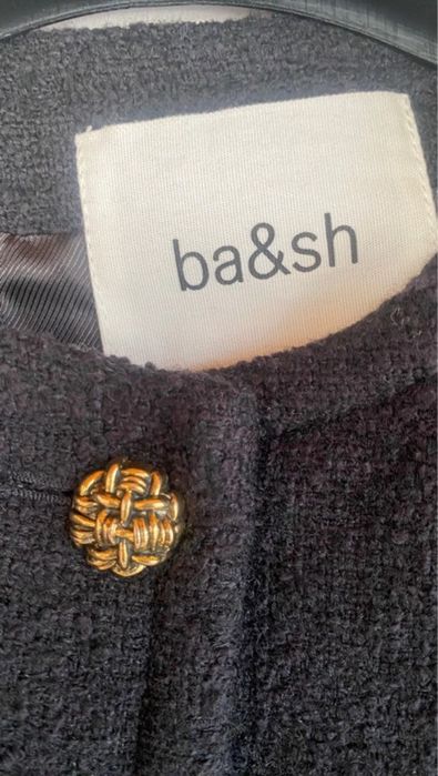 Ba&sh черно букле сако яке палто