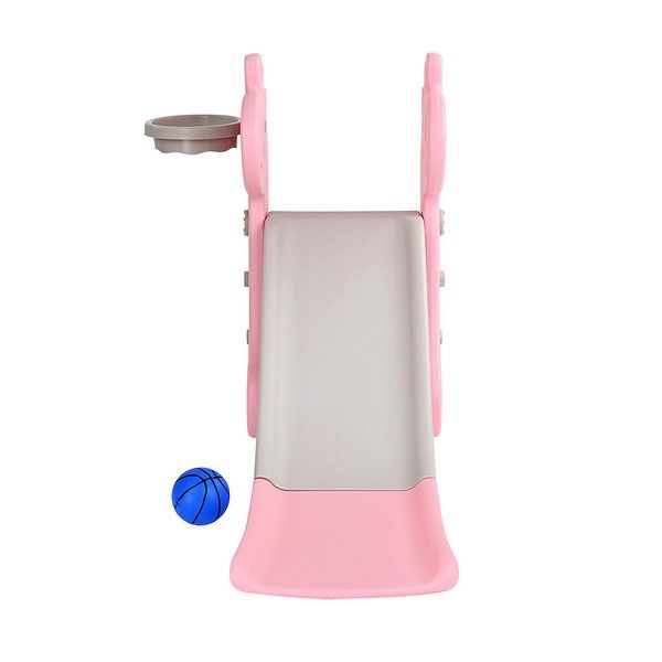 Горка дино розовый