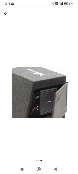 Alpine SWD-355 subwoofer/бас каса