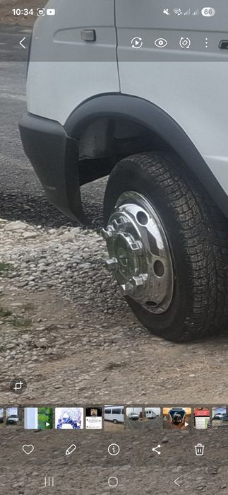 Хром калпаки на газель