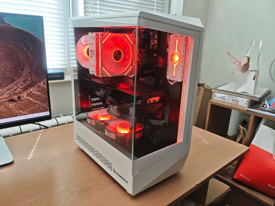Геймърски компютър, Rtx 3080, Ryzen 7500F, 32gb DDR5, 1tb Nvme, 850W