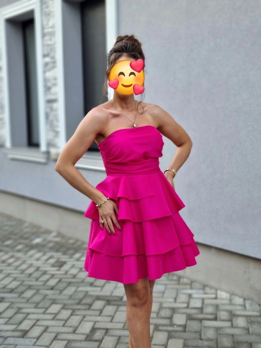 Rochie Babydoll fucsia M