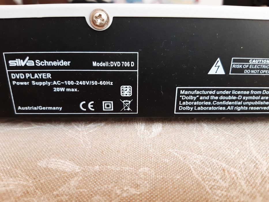 DVD player Silva/Schneider model 706