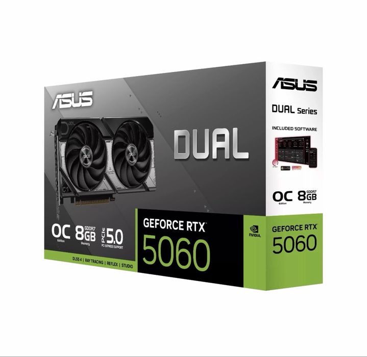 ASUS Dual GeForce RTX 5060 OC 8GB GDDR7 – нова