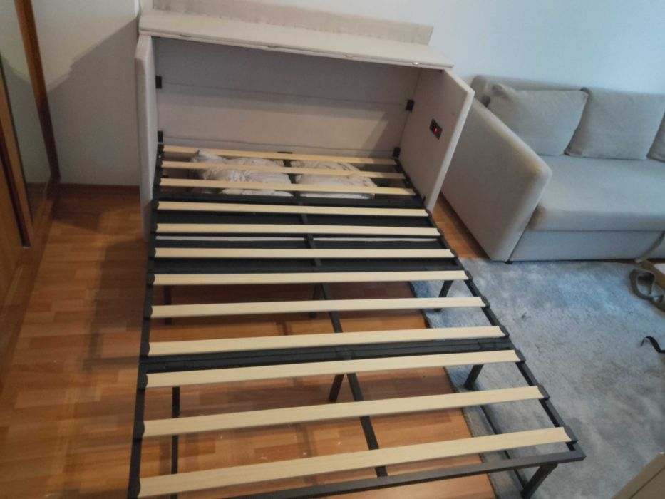 Скрин - падащо легло 195/140 см + чекмедже