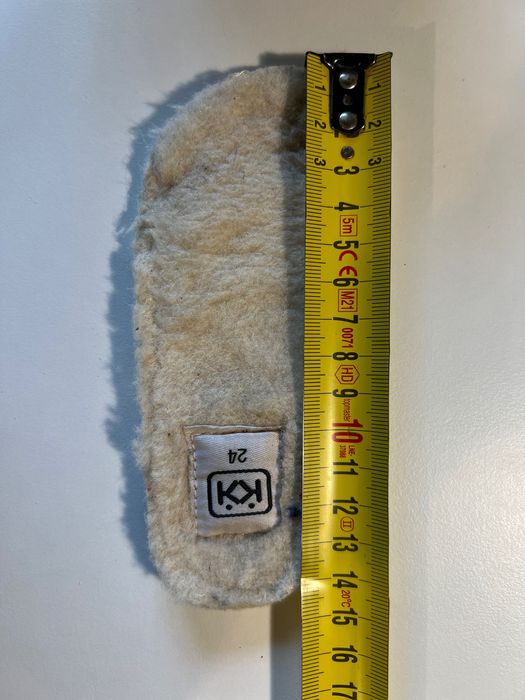 Боси кожени боти „Колев и Колев“ с вълна, 24 размер