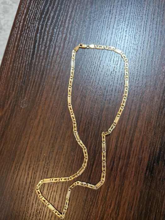 Monede aur  22 k  Franta Marianne + lanț aur 18 k , 60 cm, Italia