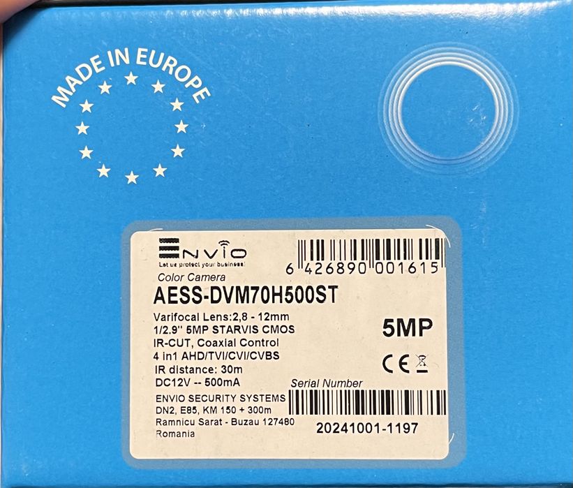 Camere supraveghere video *NOI* SIGILATE