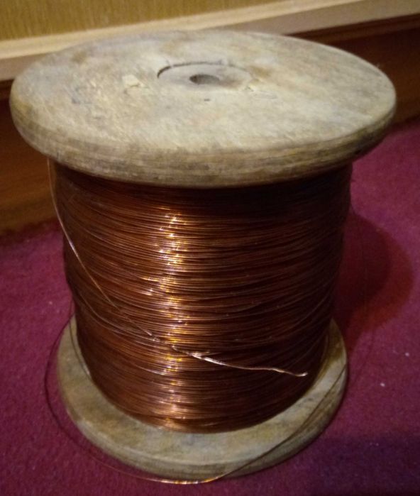Rola sarma cupru emailat, de bobinaj, diametru 0,55 mm, peste 3 kg