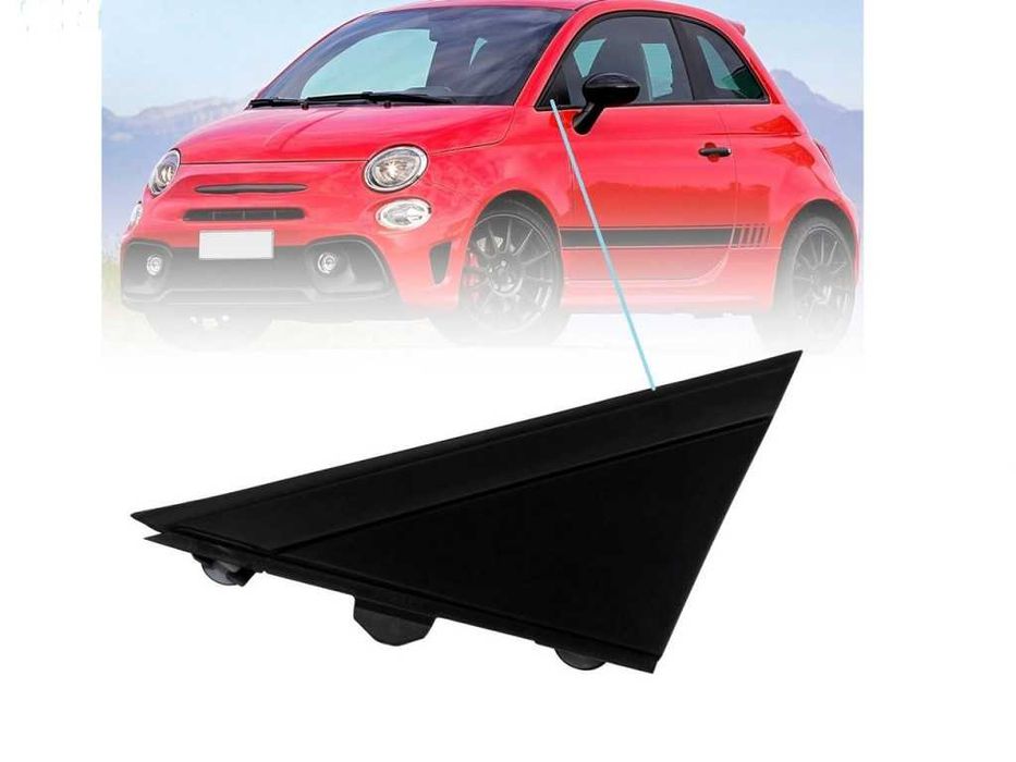 Триъгълен панел (капак) за странично огледало на Fiat 500 (2007-2015)