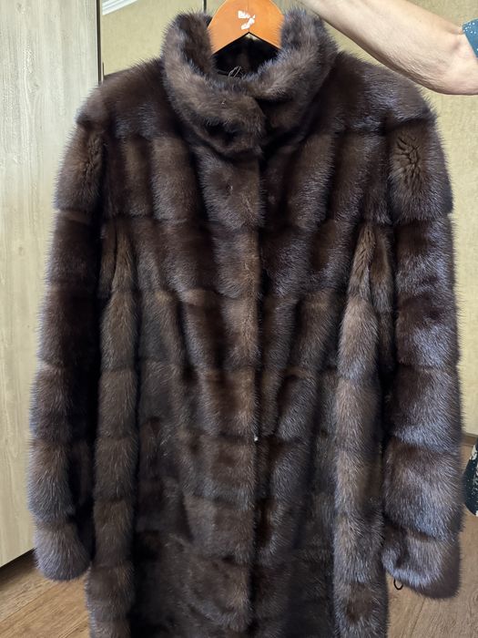 Шуба из норки б/у