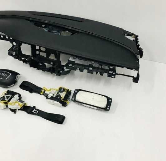 Audi A8 d4 4h plansa de bord kit airbag volan pasager set centuri