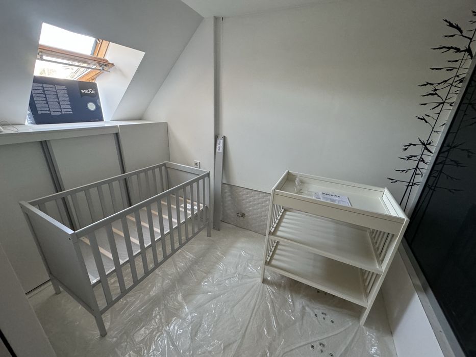 IKEA -Sundvik - Ново детско легло + матрак 120/60см + обиколник