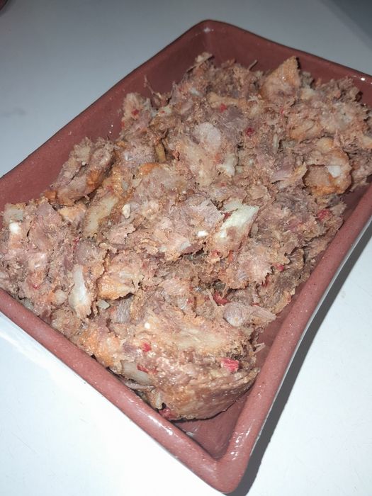 Буркан телешка глава с шкембе, запечени на фурна!