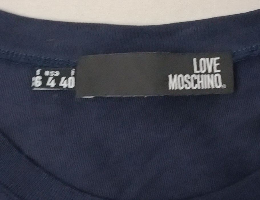 Love Moschino Shirt оригинална тениска M памучна фланелка памул