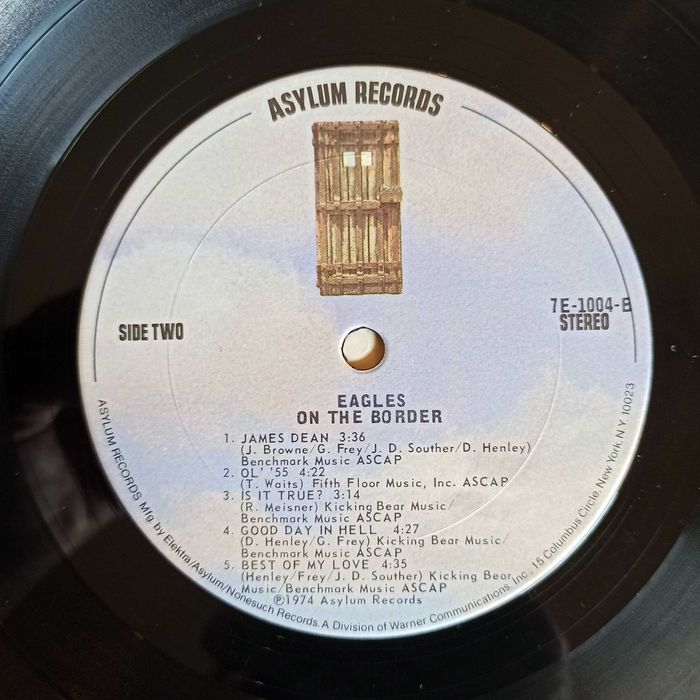 Фирменный винил. EAGLES "On the border". 1974, USA.