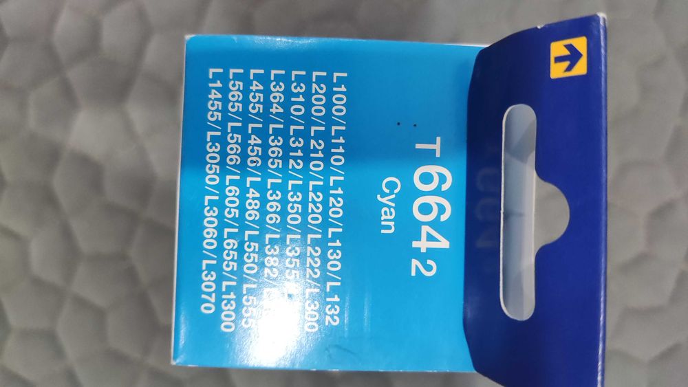 Чернила Epson 664 синий цвет