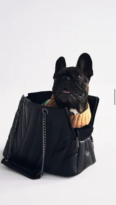 Луксозна чанта от кожа за домашен любимец