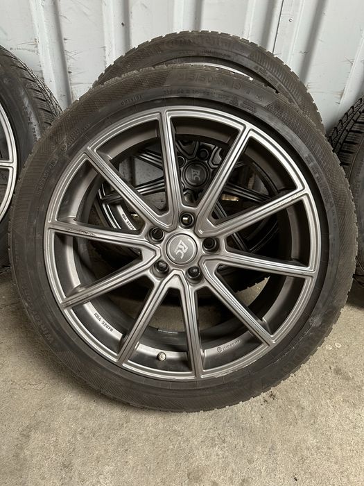 Set jante Brock 19” + anvelope iarnă Continental | 5x112 | ET51