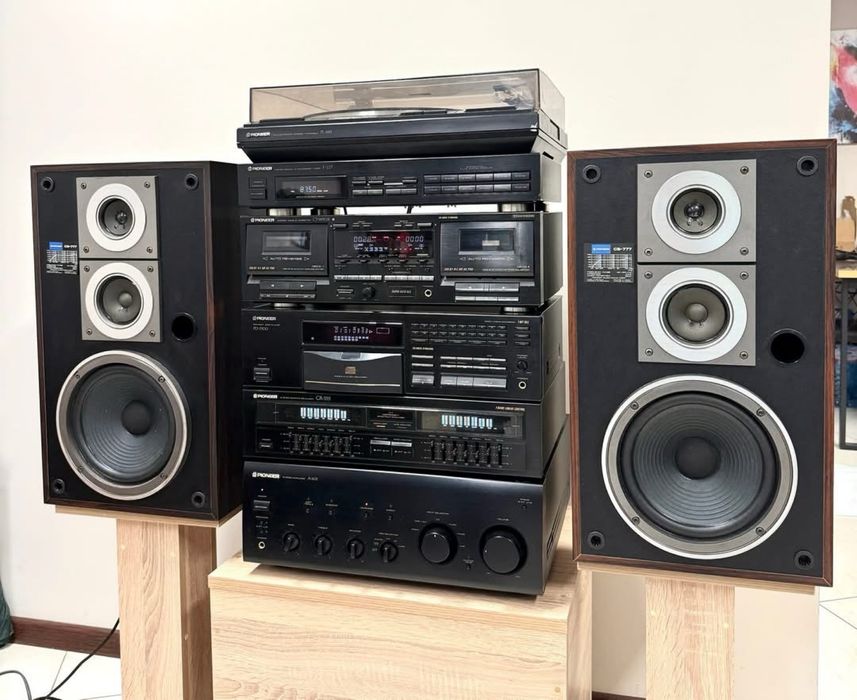Ретро аудио система сет PIONEER с колони