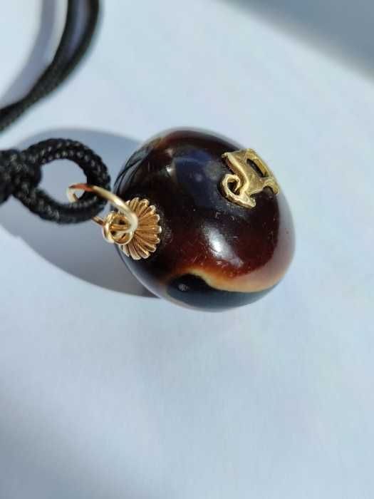 pandantiv aur 14k nuca zodia CAPRICORN cu email