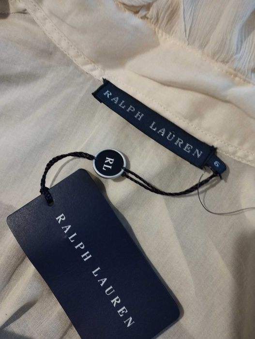 RALPH LAUREN  дамска блуза цвят"слонова кост"