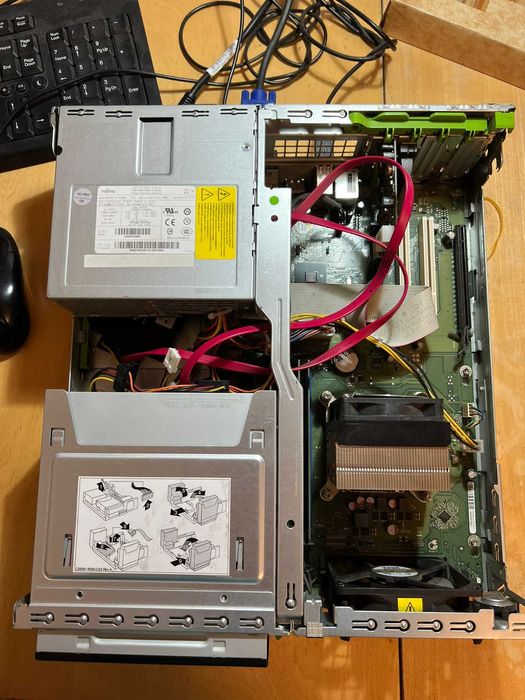 pc calculator fujitsu intel i3 8gb ram ssd 250 gb