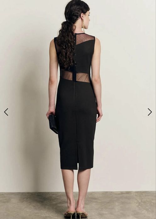 Рокля черна BSB коктейлна