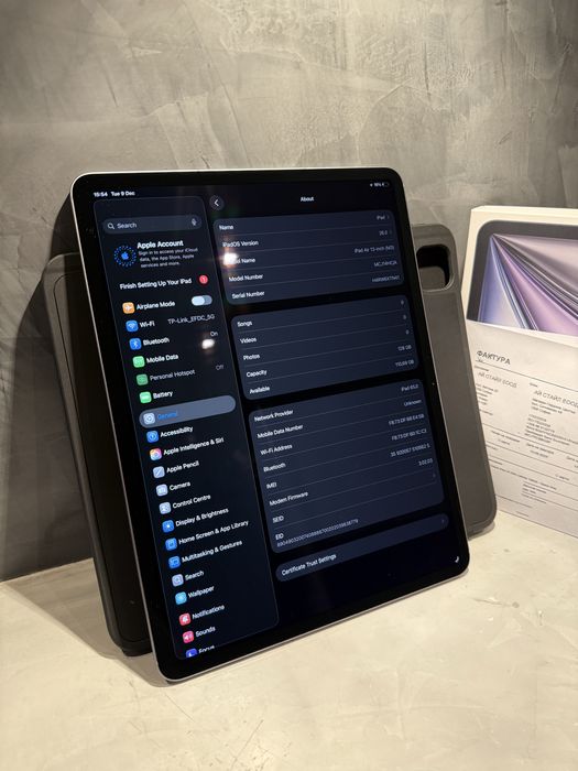 КАТО ЧИСТО НОВ Ipad Air M3 13” Cellurar + Wi-Fi