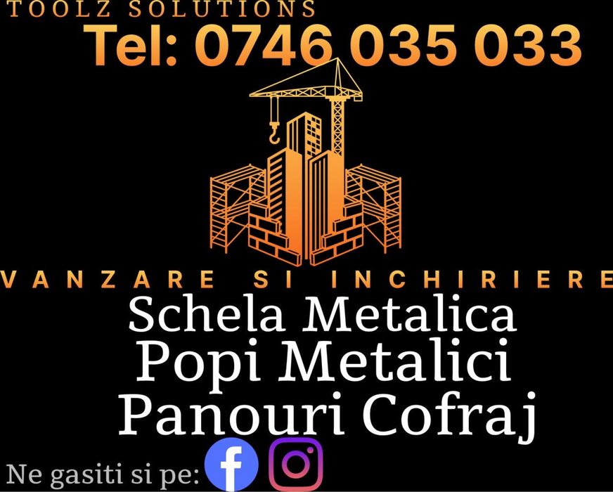Schela metalica pentru fatade
