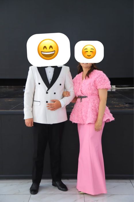 Вечерный платья розовый