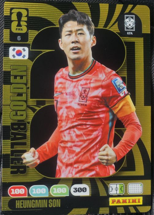 Pachet Panini Adrenalyn: Golden Baller Son + 3x Limited Edition (Alvarez, Saka, Simons)