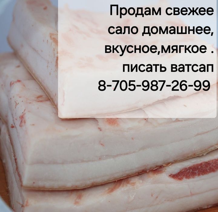 Продам сало свежее домашнее