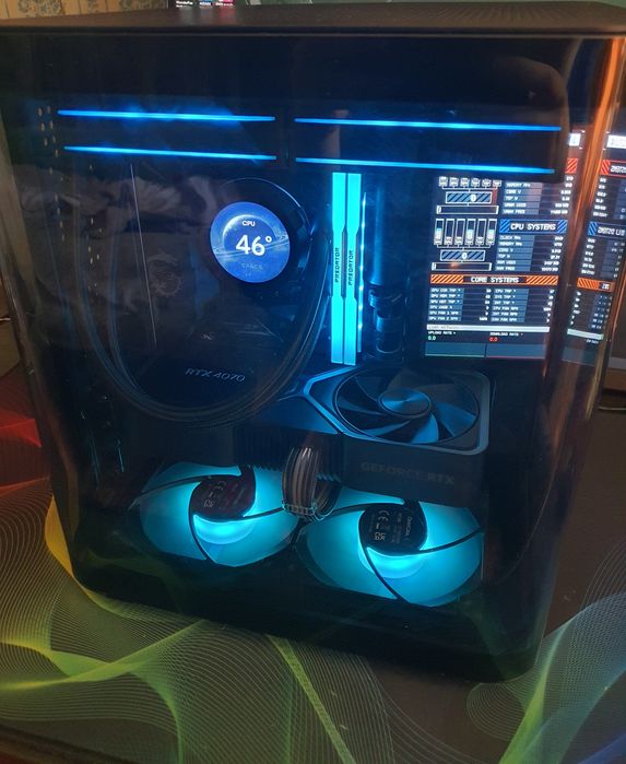 Корпус и водяное охлаждение