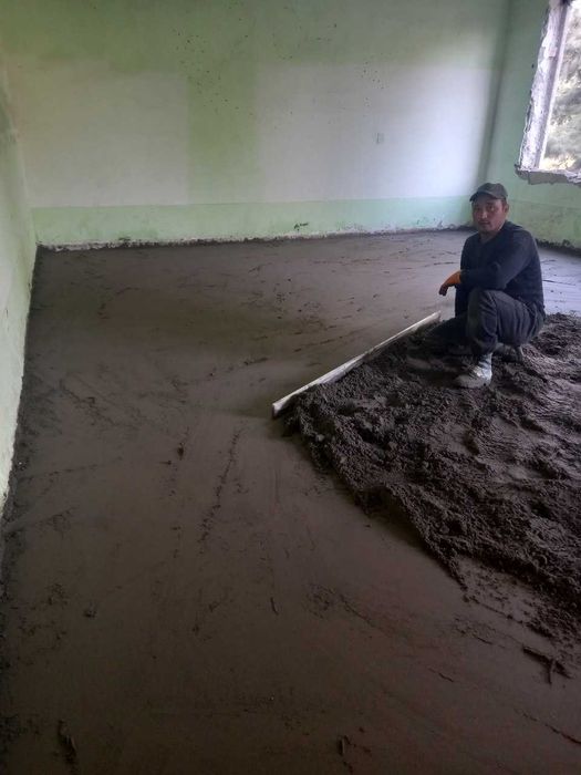 Сухой стяжка хизмати клинецдан 0.1 размердан 0.5 размергачам