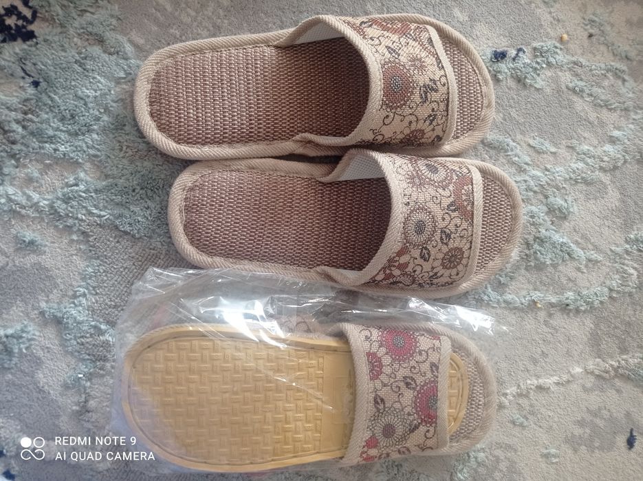 Домашние тапки хлопковые