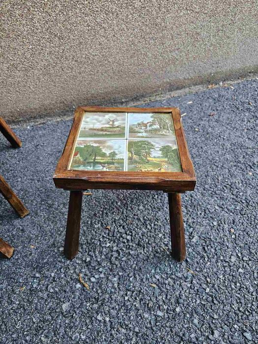 Масички 3в1 с плочки в ретро стил