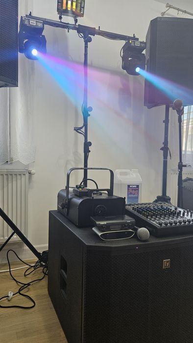 sonorizare evenimente, petreceri, majorate, banchete, boxe si lumini