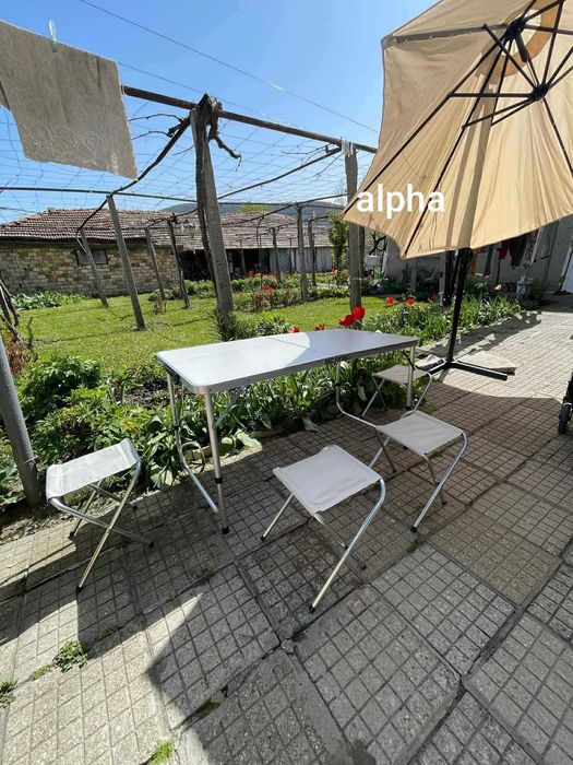 СУПЕР НАМАЛЕНИЕ Комплект Сгъваема Маса и Столове