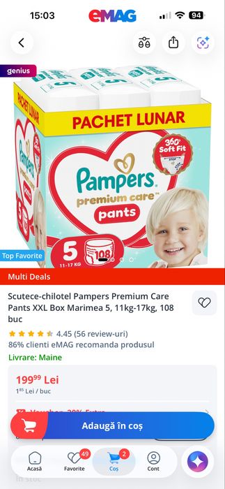 Pampers Premium Care Nr. 5