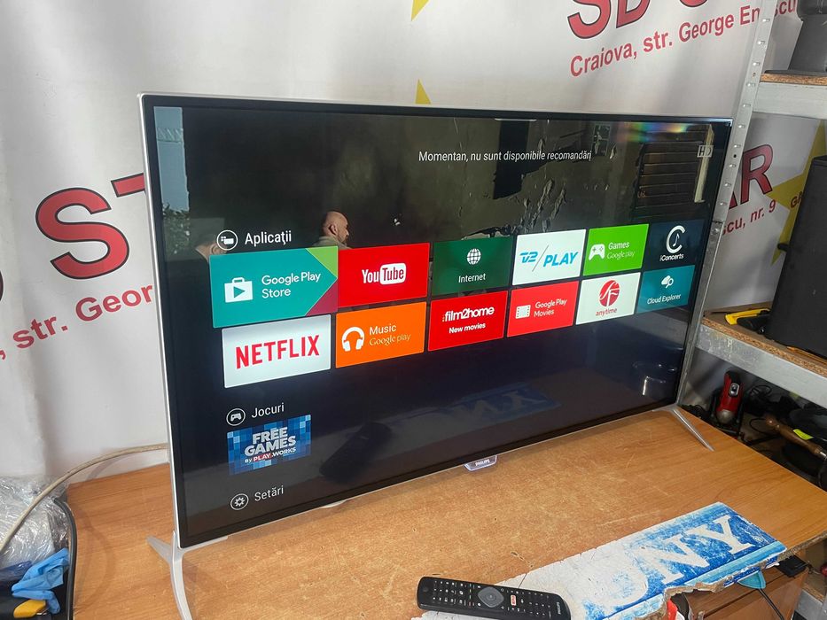 Televizor Led IPS 4K UHD 3D  800hz Ambiliht  Philips 43PUS7100/110 cm