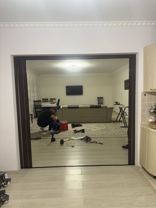 Раздвижные перегородки( гормошка)