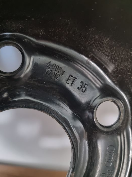 Roata de rezerva slim 5x112 et35 125/80/r17 Audi A4 B6 B7 8E0601027C