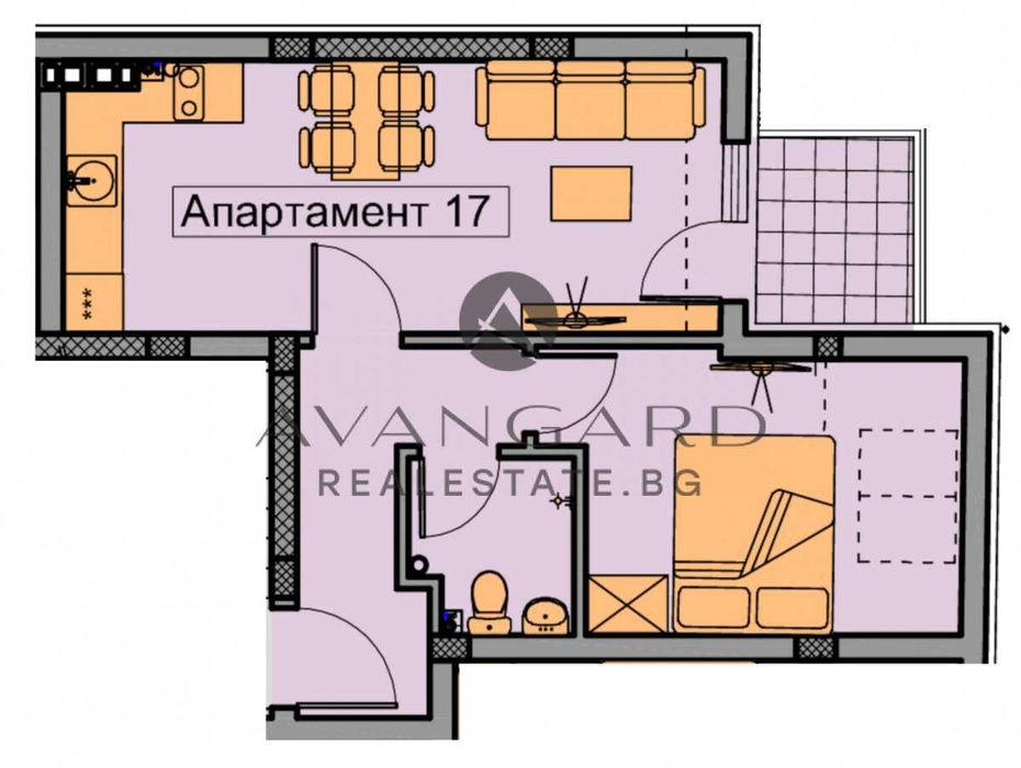Продава се Двустаен апартамент в Пловдив, Христо Смирненски - 62 кв.м за 1468 €/кв.м - Снимка #1