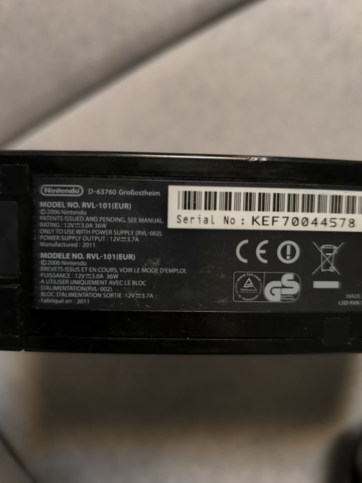 Consola Nintendo Wii model RVL-101 (EUR)