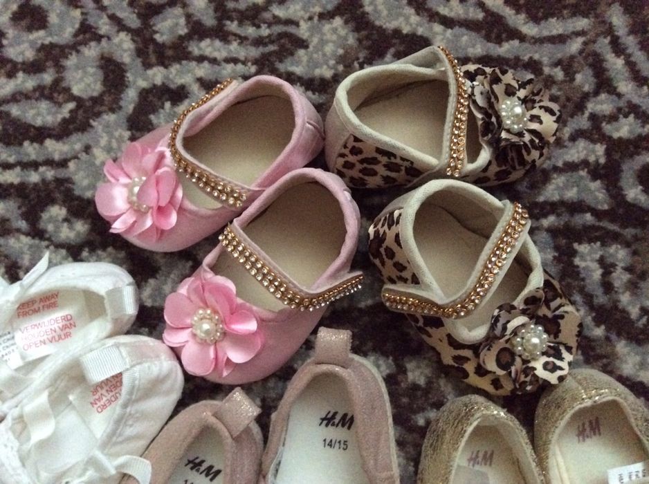 H&m pantofi botosei bebelus fata